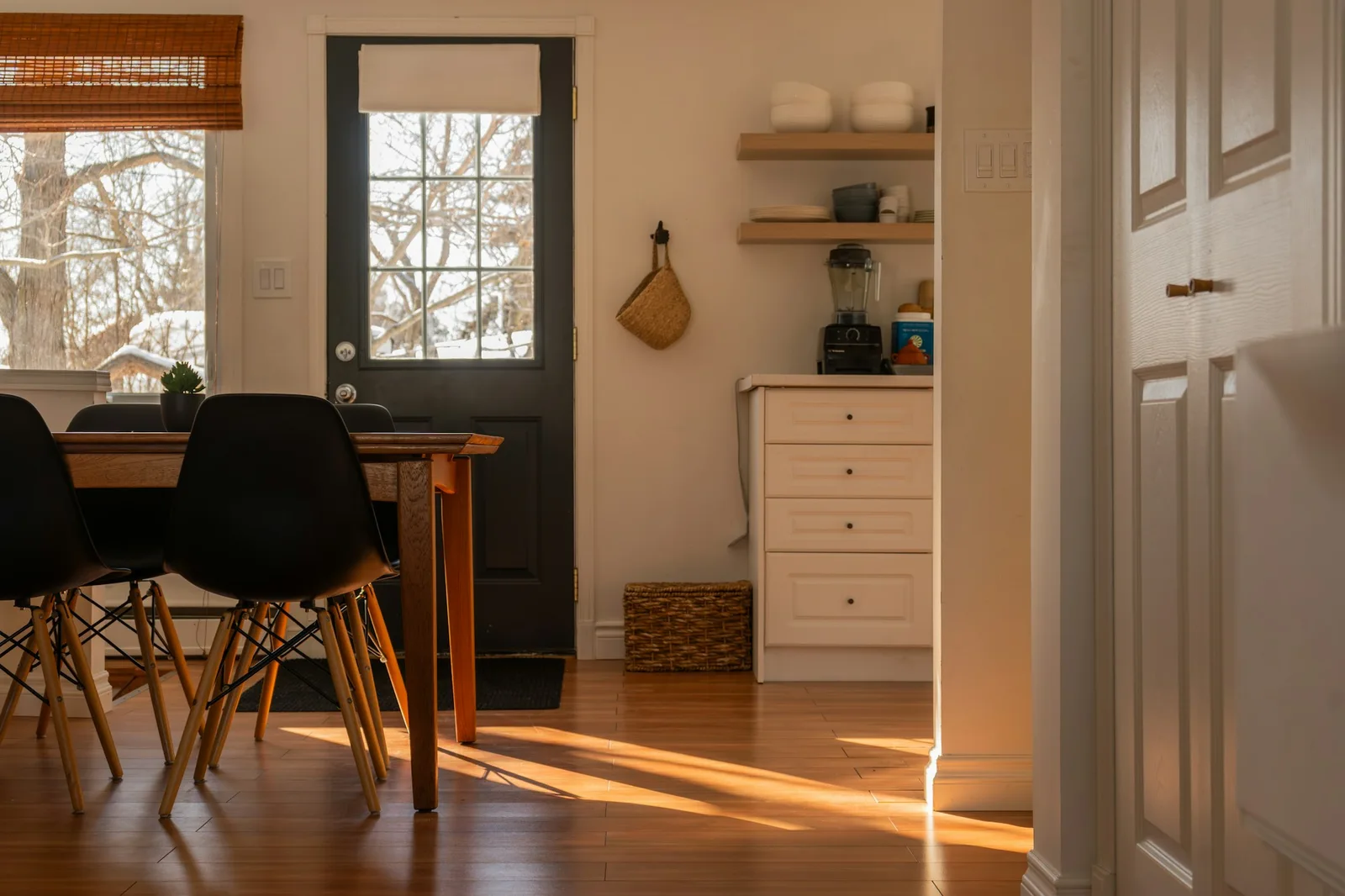 Sunlight in a kitchen, ready for the day ahead